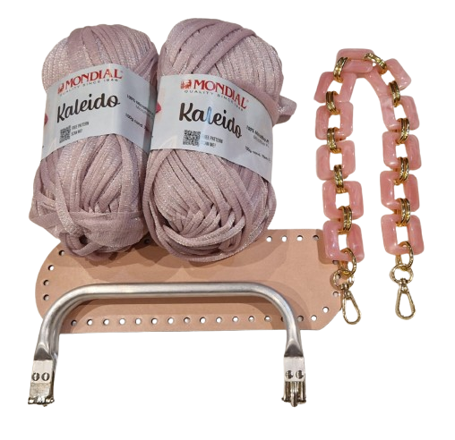 Kit borsa clutch con fettuccia Kaleido