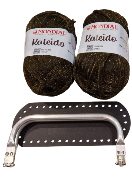 Kit borsa clutch con fettuccia Kaleido