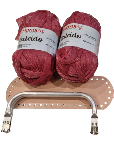 Kit borsa clutch con fettuccia Kaleido