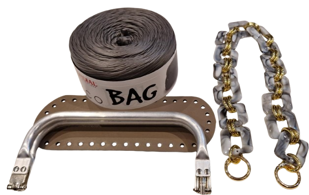 Kit borsa clutch con fettuccia ecobag