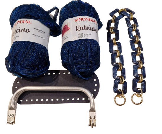 Kit borsa clutch con fettuccia Kaleido