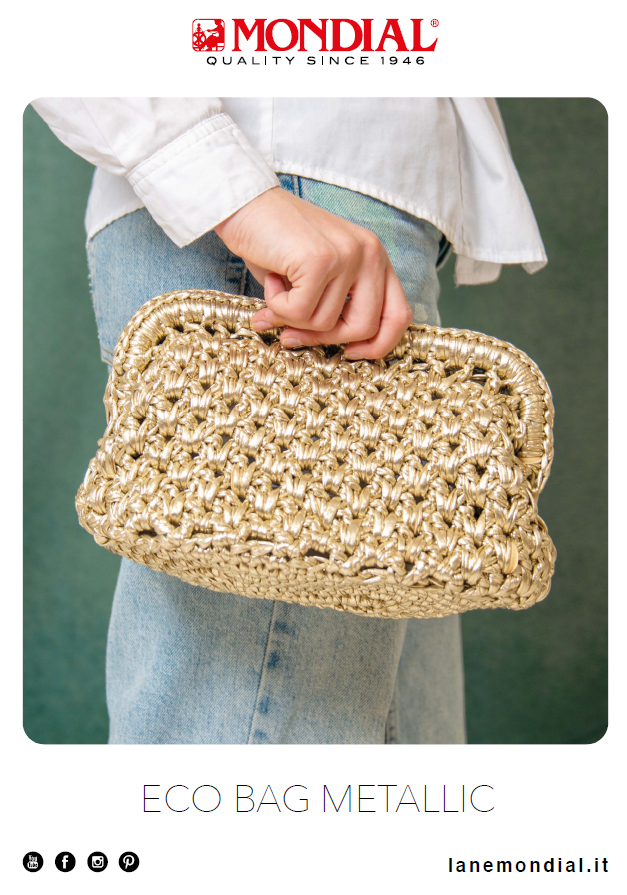 Tutorial borsa Clutch metallic ecobag