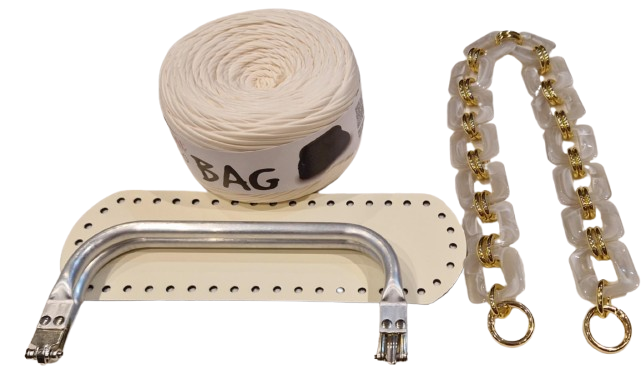 Kit borsa clutch con fettuccia ecobag