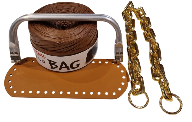 Kit borsa clutch con fettuccia ecobag