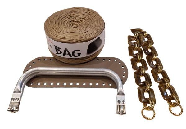 Kit borsa clutch con fettuccia ecobag