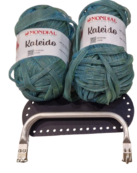 Kit borsa clutch con fettuccia Kaleido