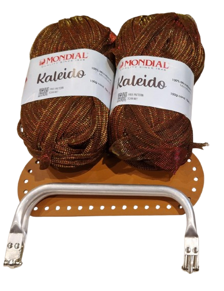 Kit borsa clutch con fettuccia Kaleido