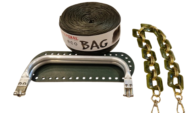 Kit borsa clutch con fettuccia ecobag