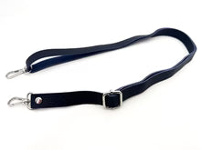 Tracolla regolabile con ganci argento 130x2 cm