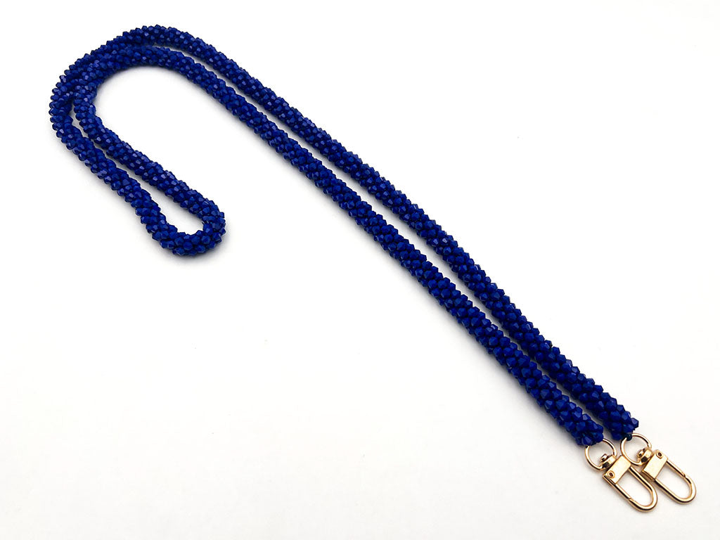 Tracolla cristallo con ganci 130 cm