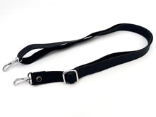 Tracolla regolabile con ganci argento 130x2 cm