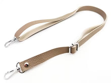 Tracolla regolabile con ganci argento 130x2 cm