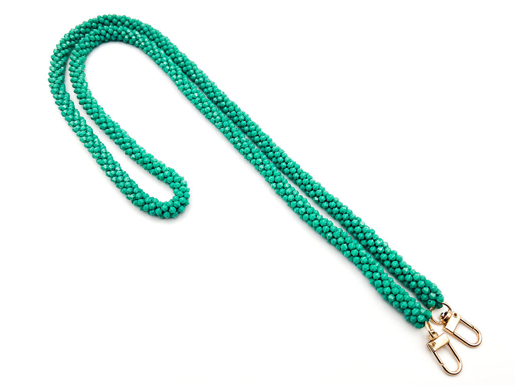 Tracolla cristallo con ganci 130 cm