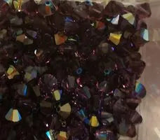 Swarovski veri certificati, bicono 6 mm Aurore Boreale 1