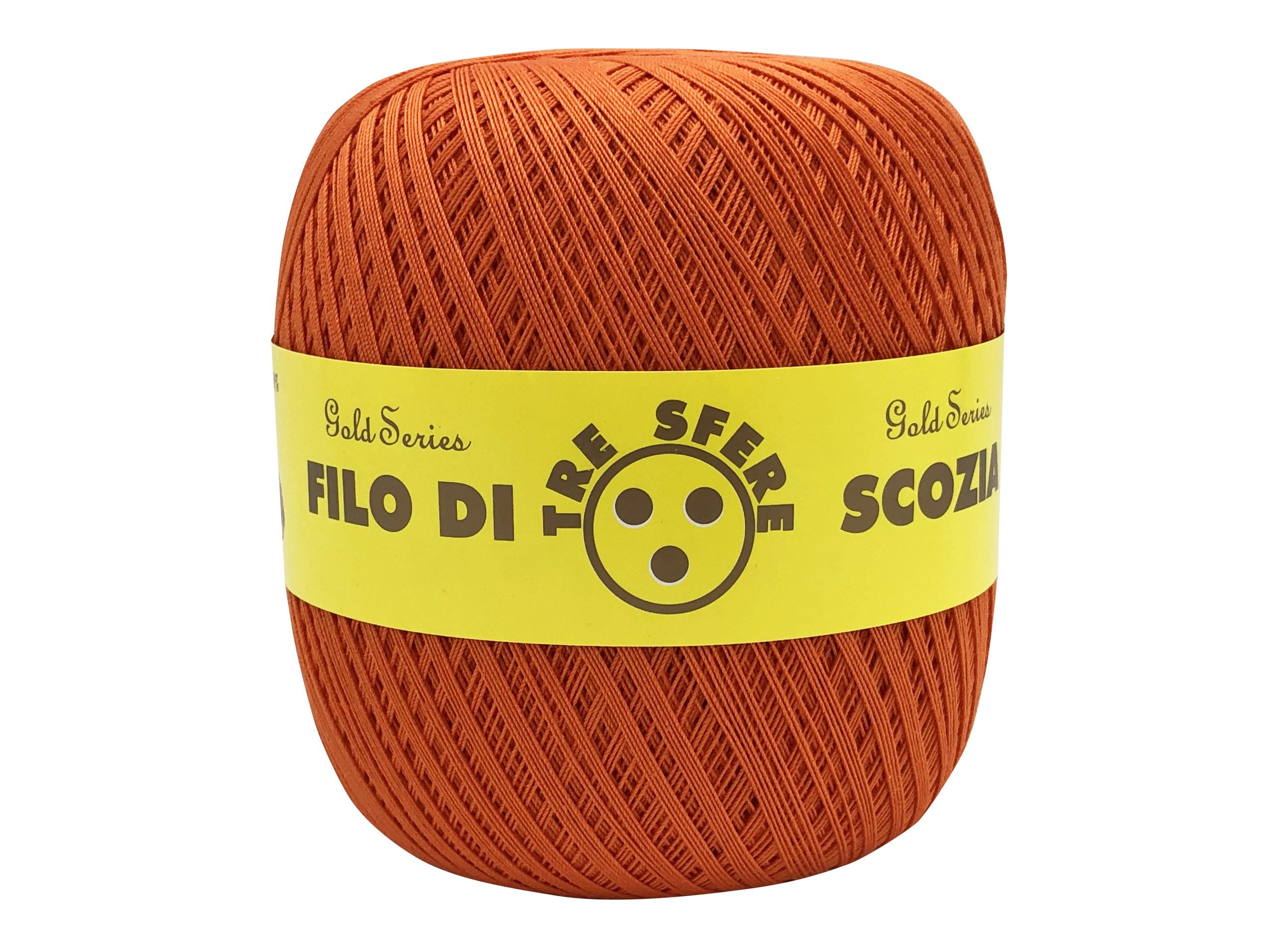 Cotone filo di scozia colorato. Titolo 16