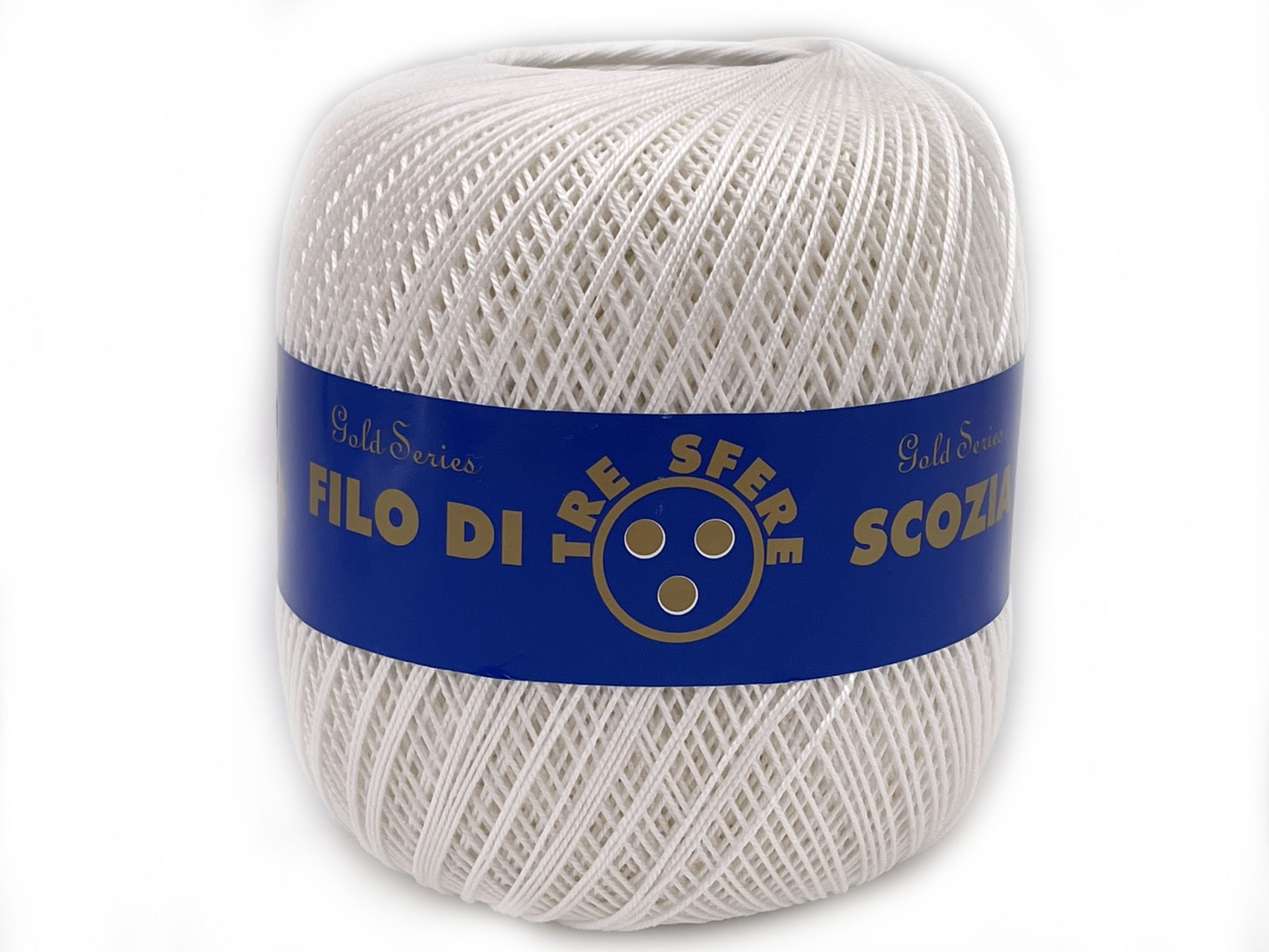 Cotone filo di scozia colorato. Titolo 8