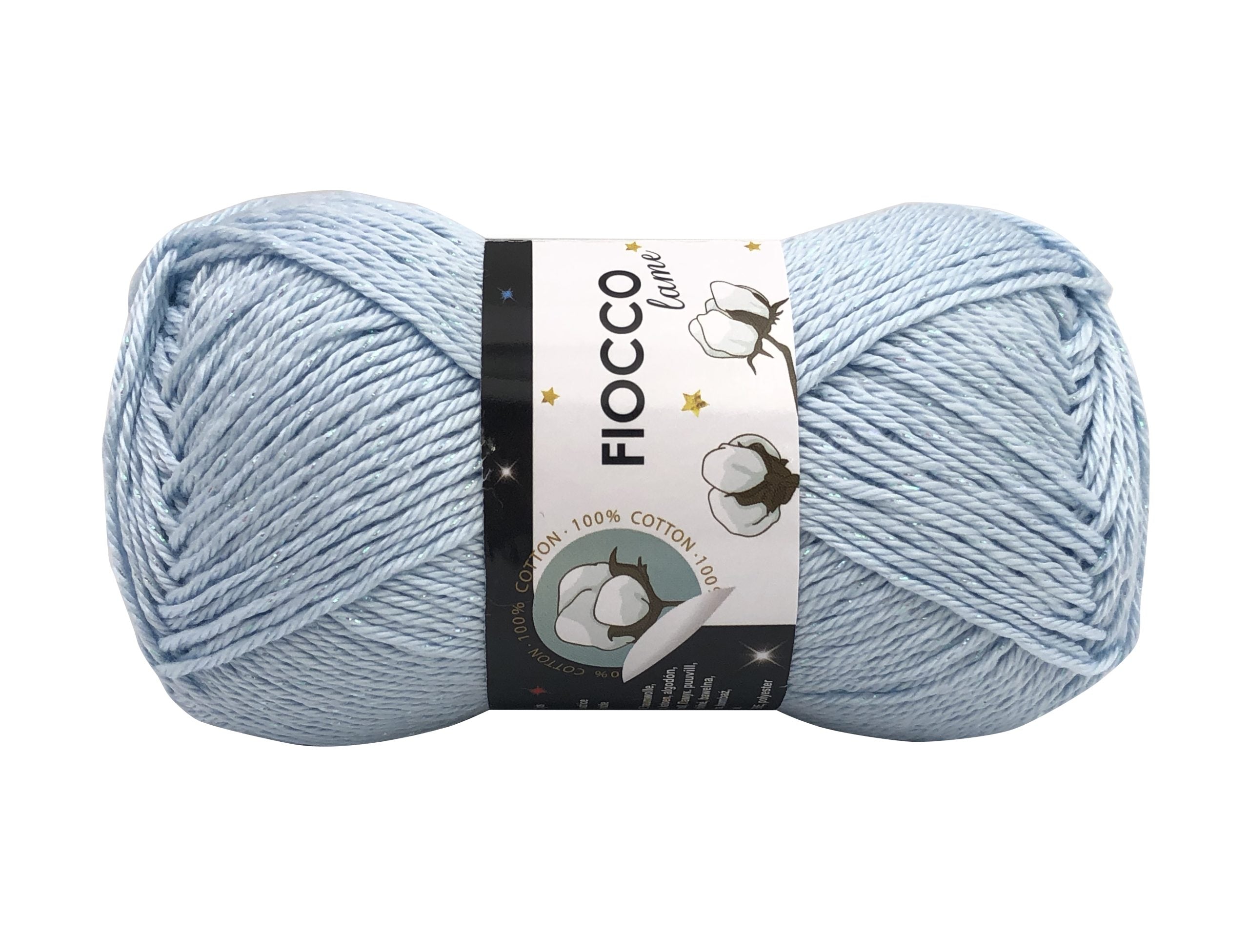 Cotone fiocco lamè. Confezione