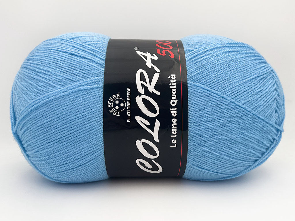 Lana colora. Gomitolo 500gr