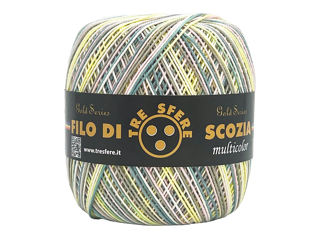 Cotone filo di scozia multicolor. Titolo 5