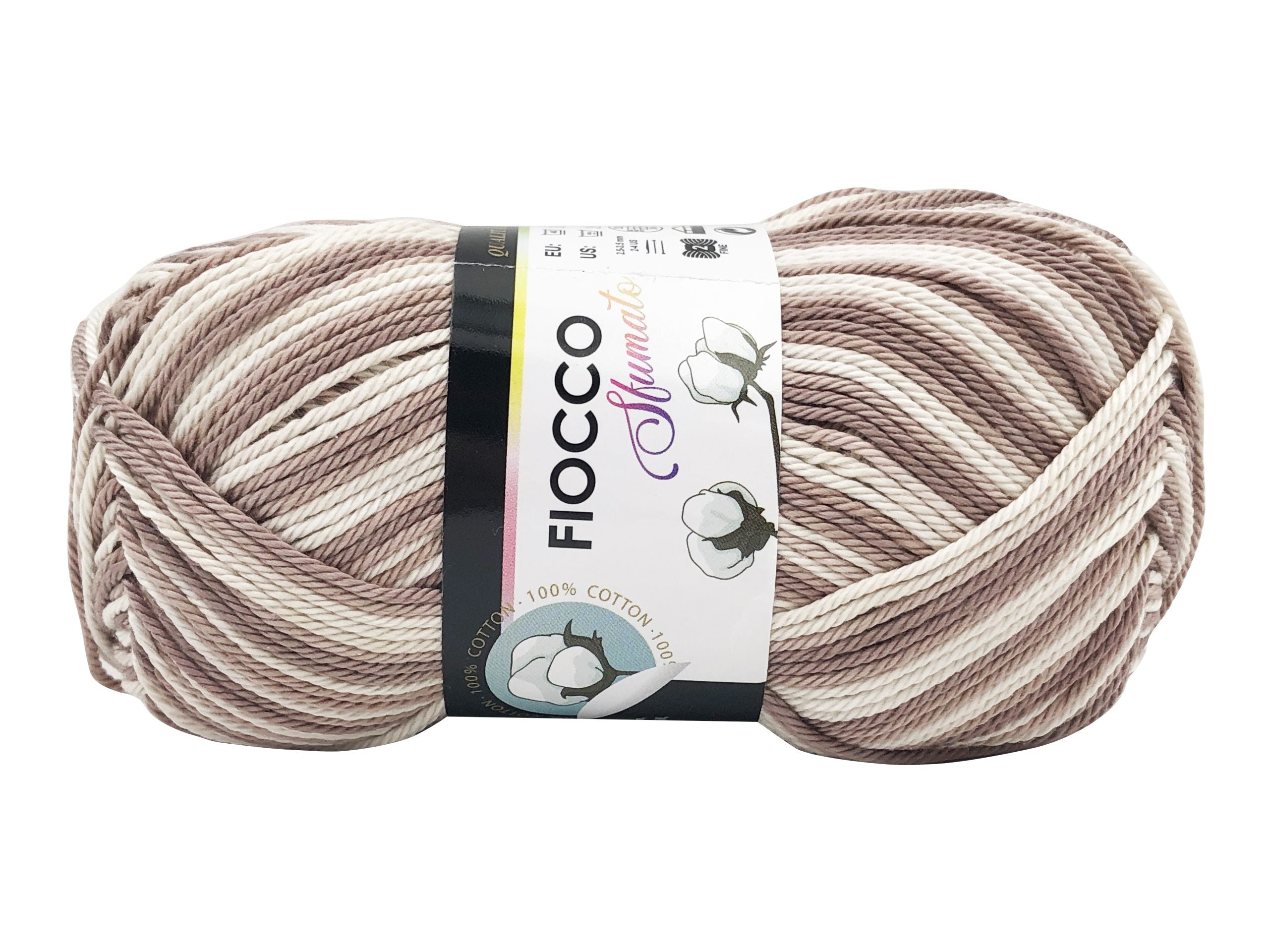Cotone fiocco sfumato. Confezione
