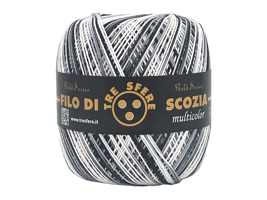 Cotone filo di scozia multicolor. Titolo 5