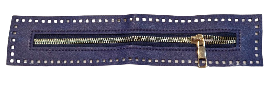 Cerniera 27 cm ecopelle
