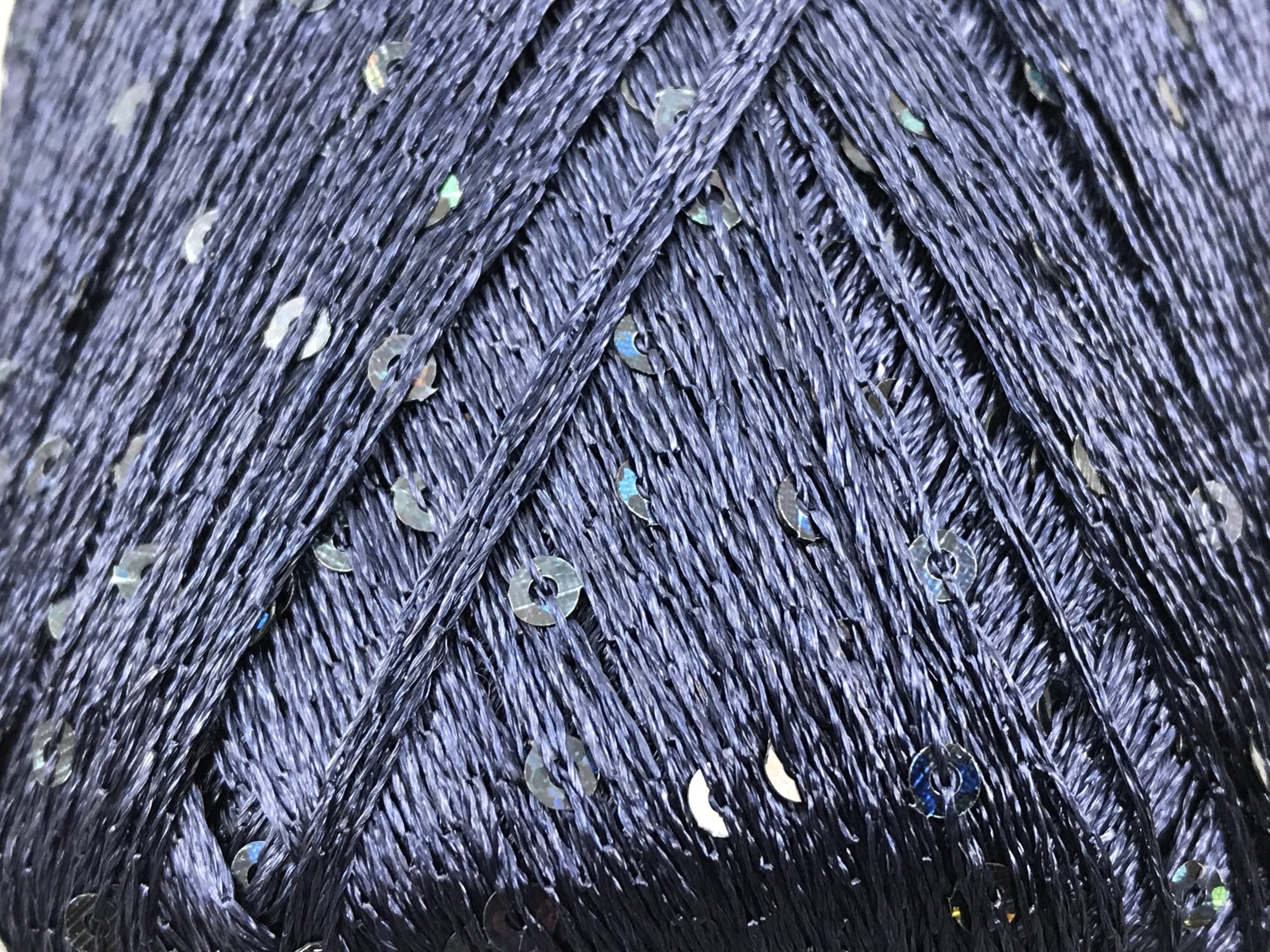 Cotone filato pailettes
