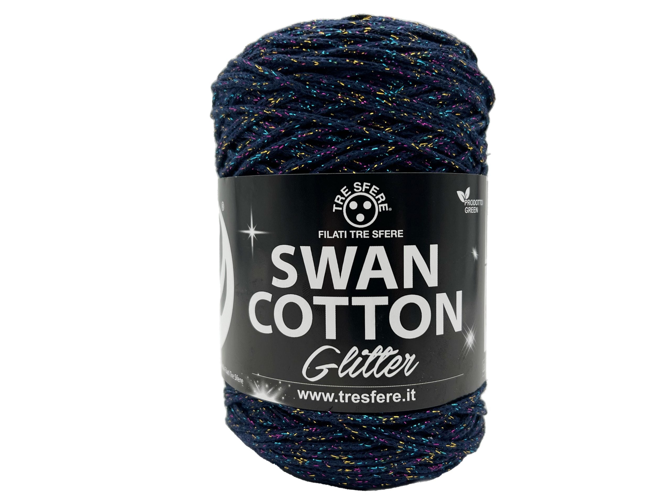 Swan cotton glitter