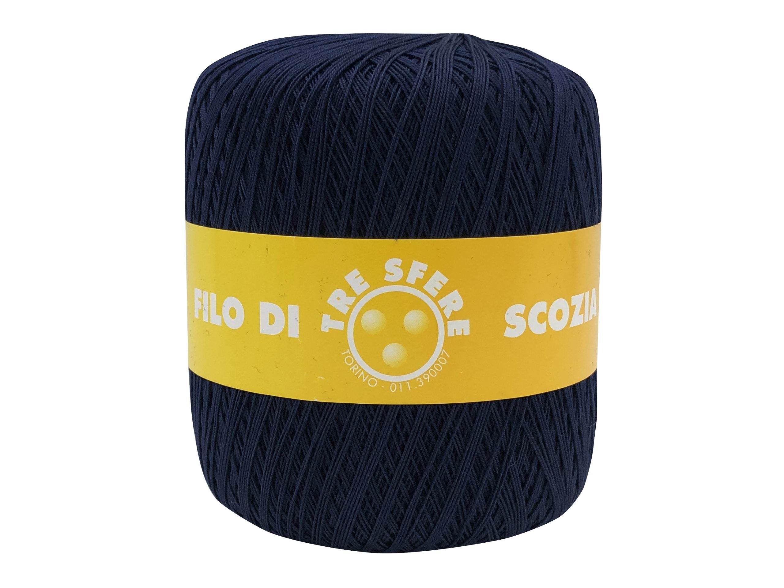 Cotone filo di scozia colorato. Titolo 16