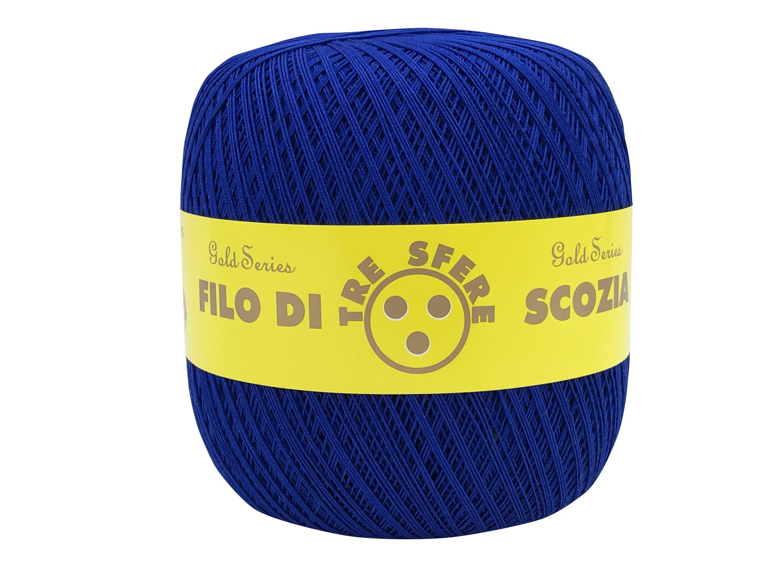 Cotone filo di scozia colorato. Titolo 16
