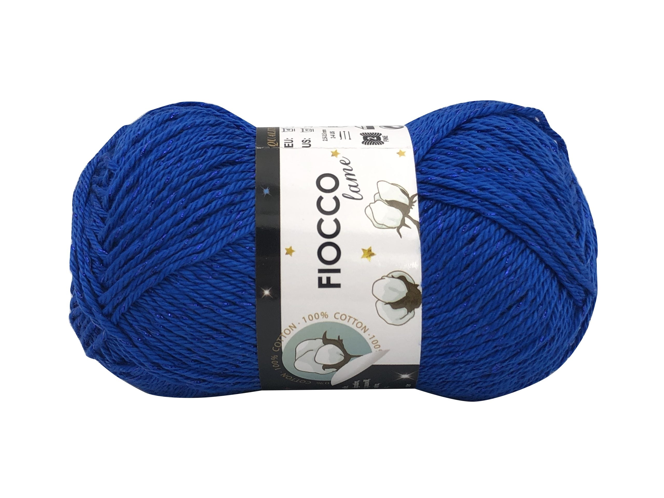 Cotone fiocco lamè. Confezione