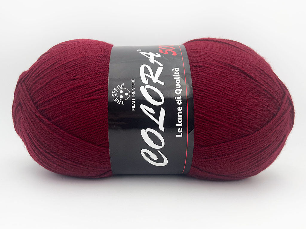Lana colora. Gomitolo 500gr
