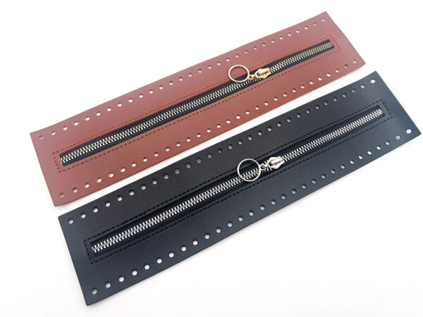 Cerniera zip 27 cm ecopelle