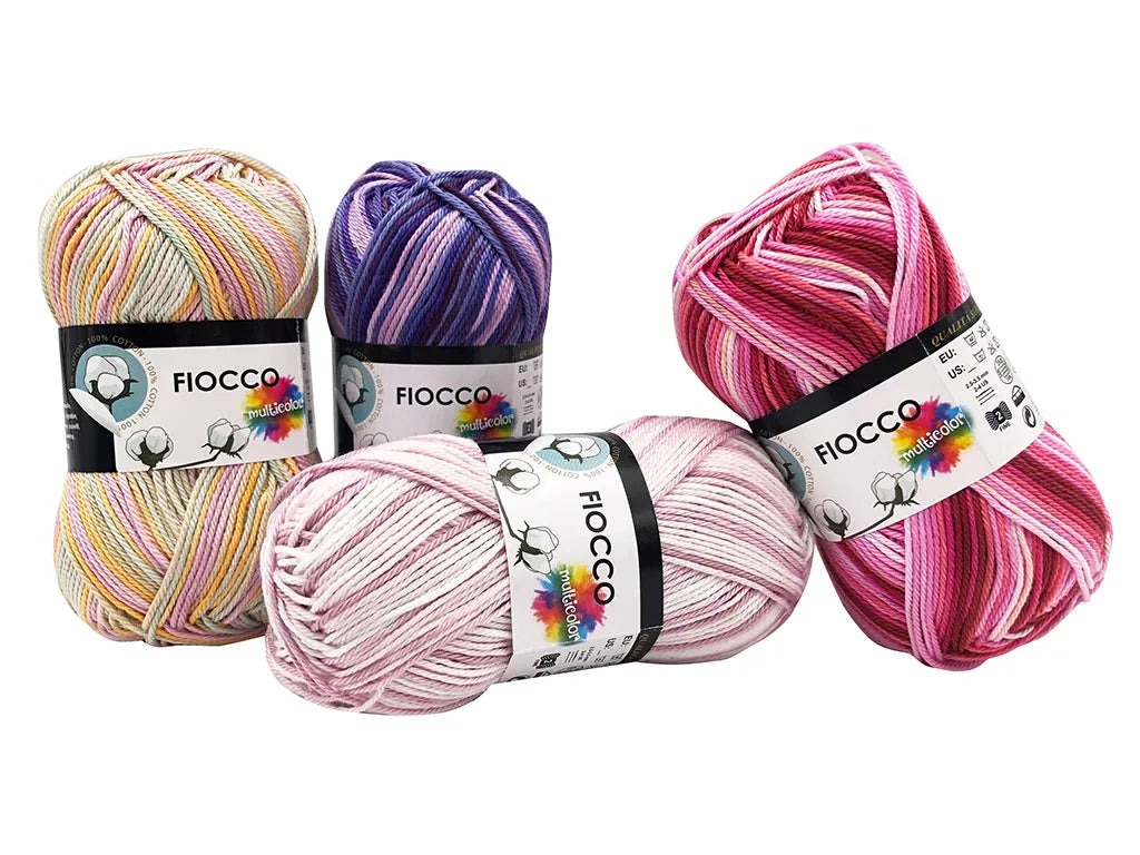 Cotone fiocco multicolor. Confezione