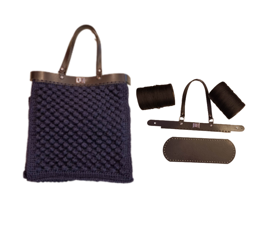 Kit borsa raffa 2 in ecopelle