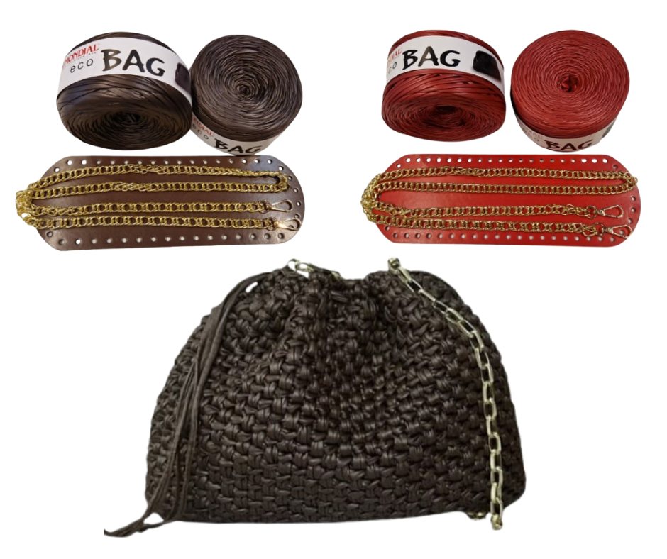 Kit borsa veneta con fettuccia ecobag
