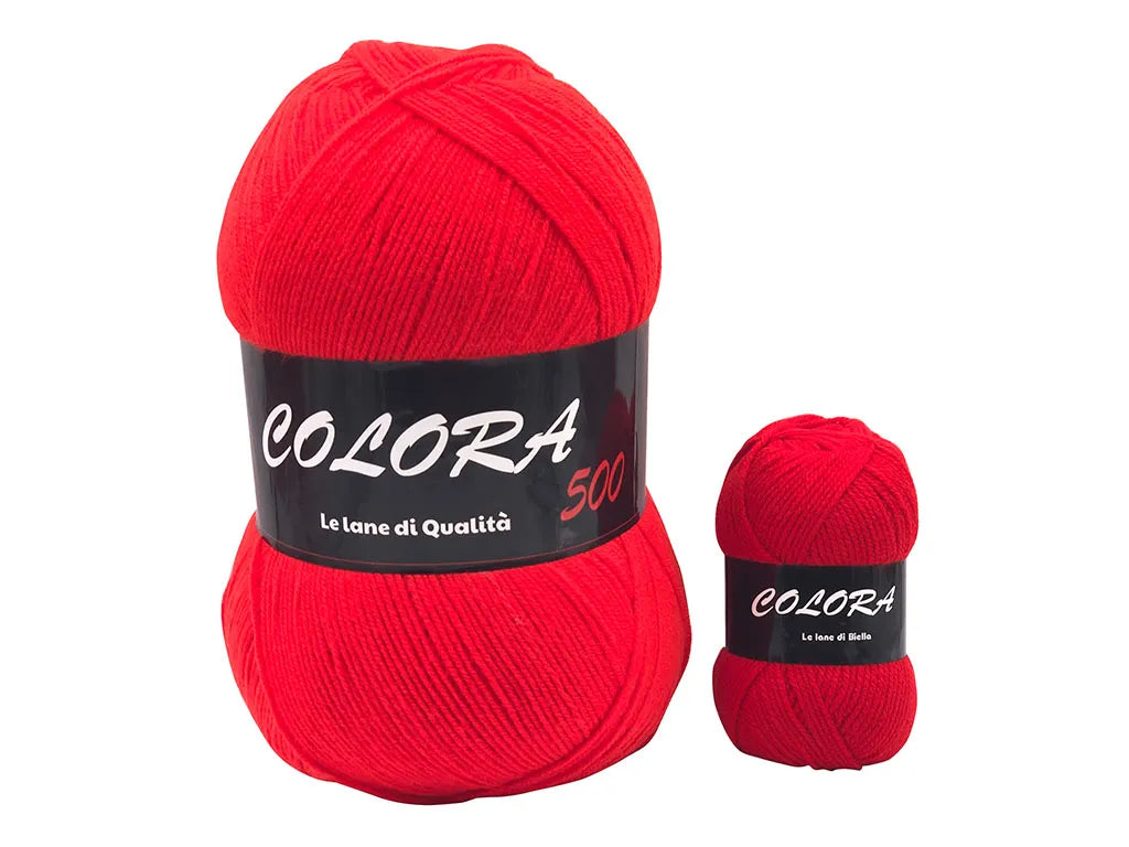 Lana colora. Gomitolo 500gr