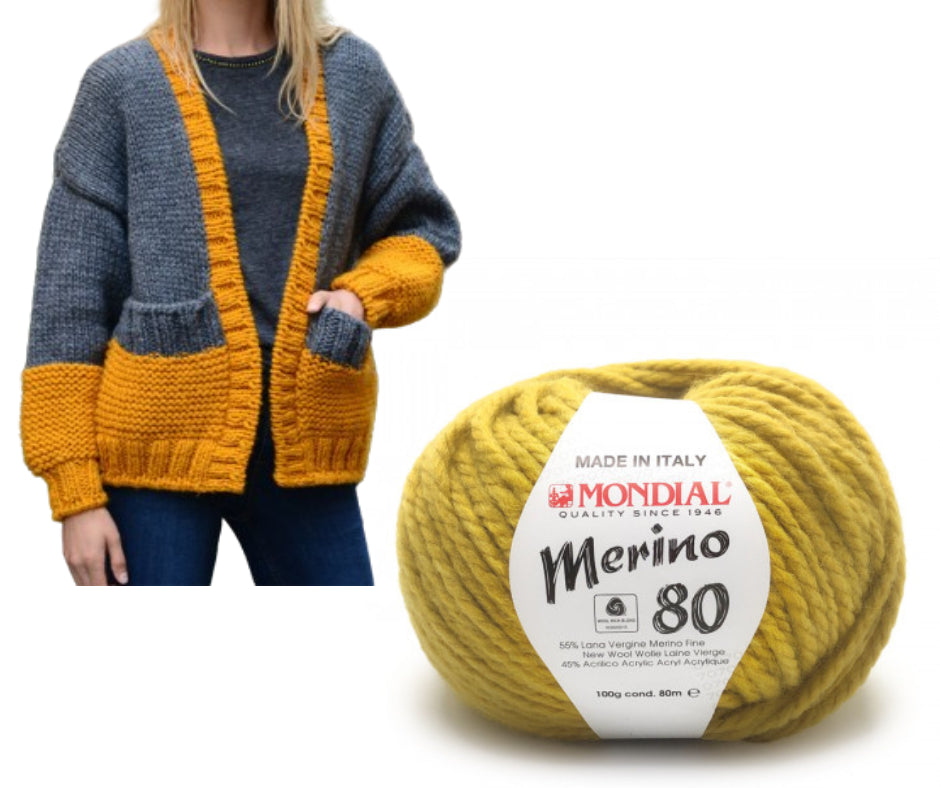 Lana merino 80 MONDIAL
