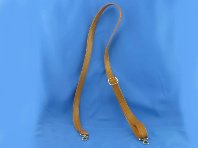 Tracolla in pelle con moschettone