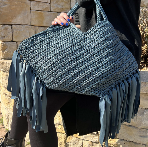Tutorial borsa Frange ecobag