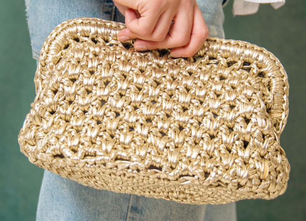 Tutorial borsa Clutch metallic ecobag