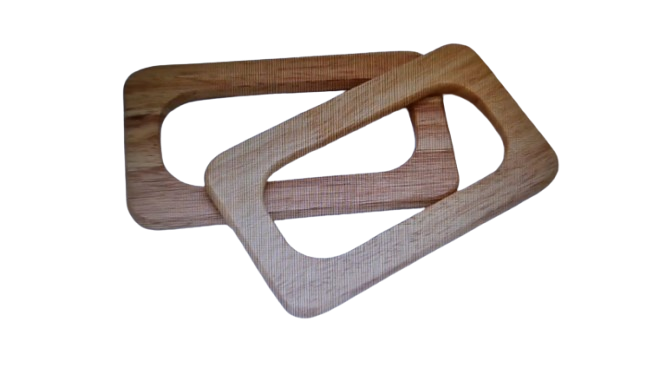 Manici in legno 16x9cm