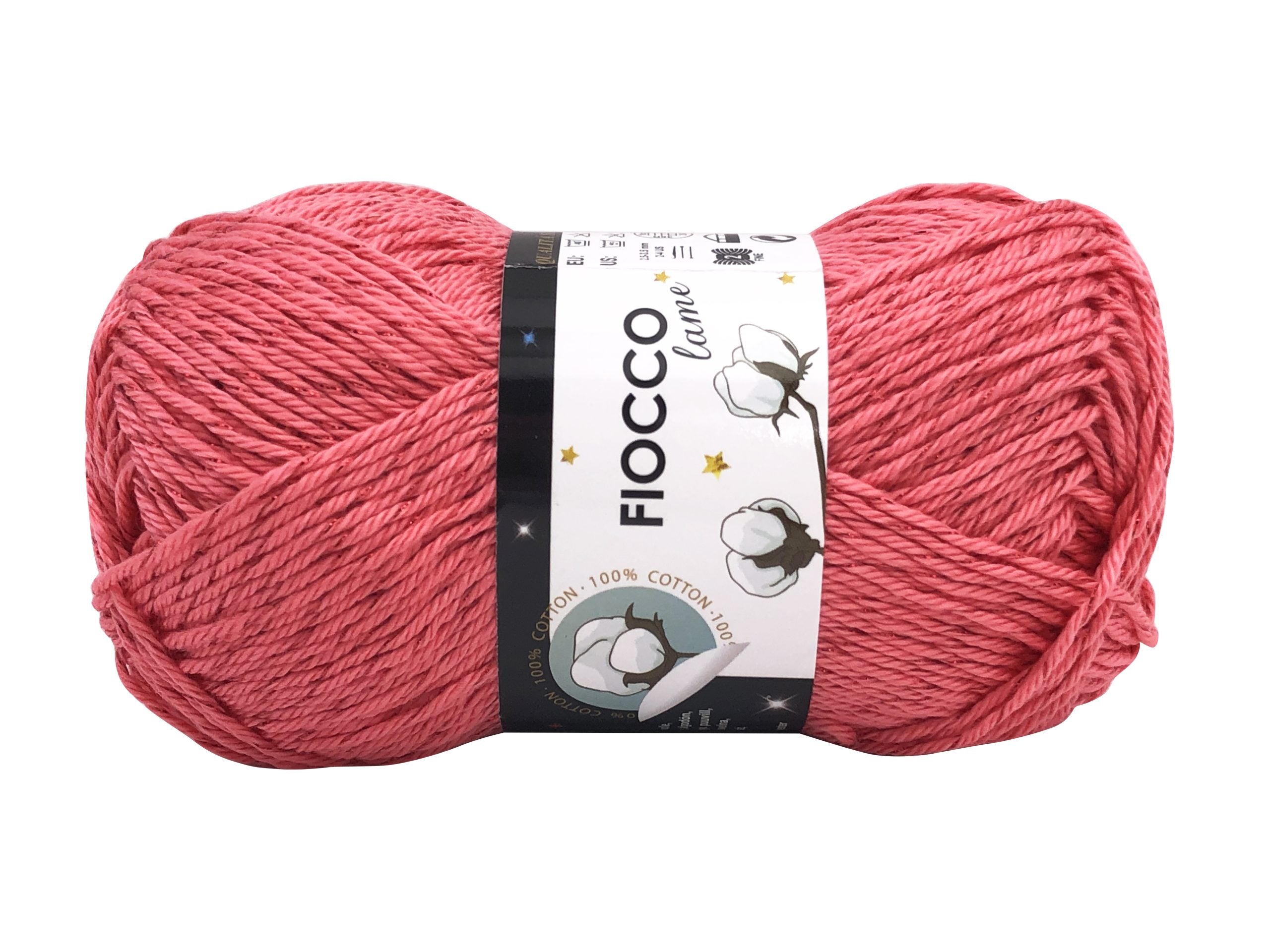 Cotone fiocco lamè. Confezione