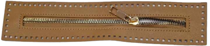 Cerniera 27 cm ecopelle