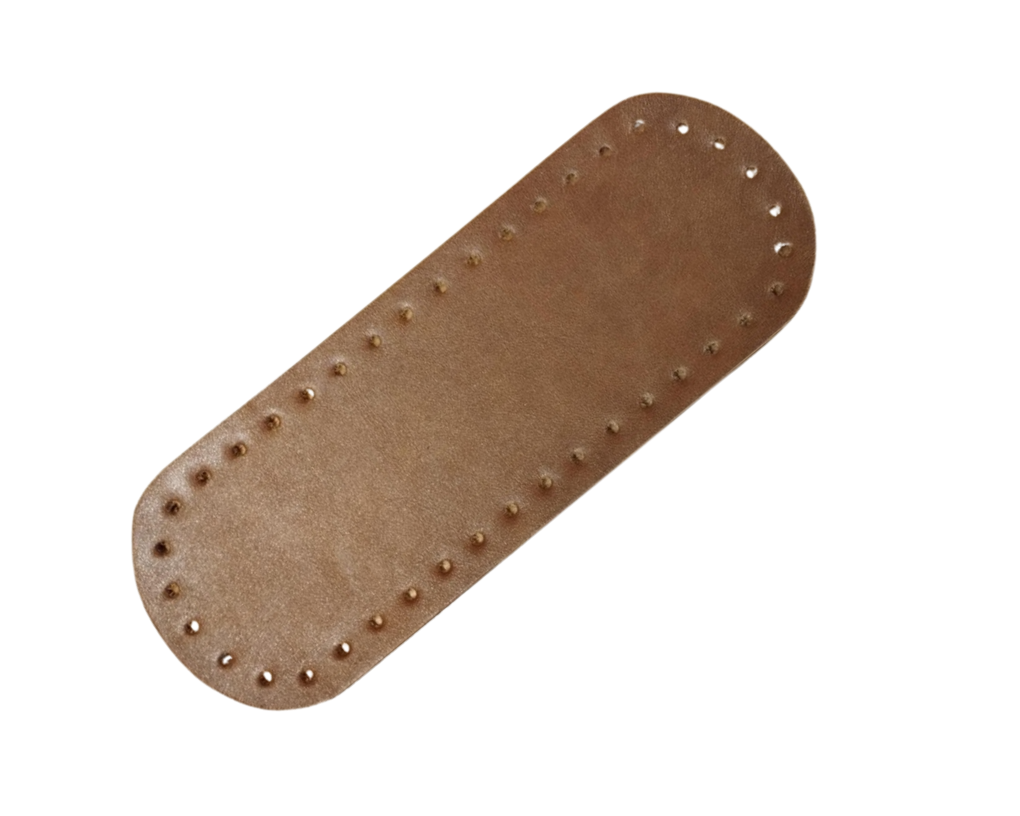 Fondi ovali in vera pelle 26x10 cm