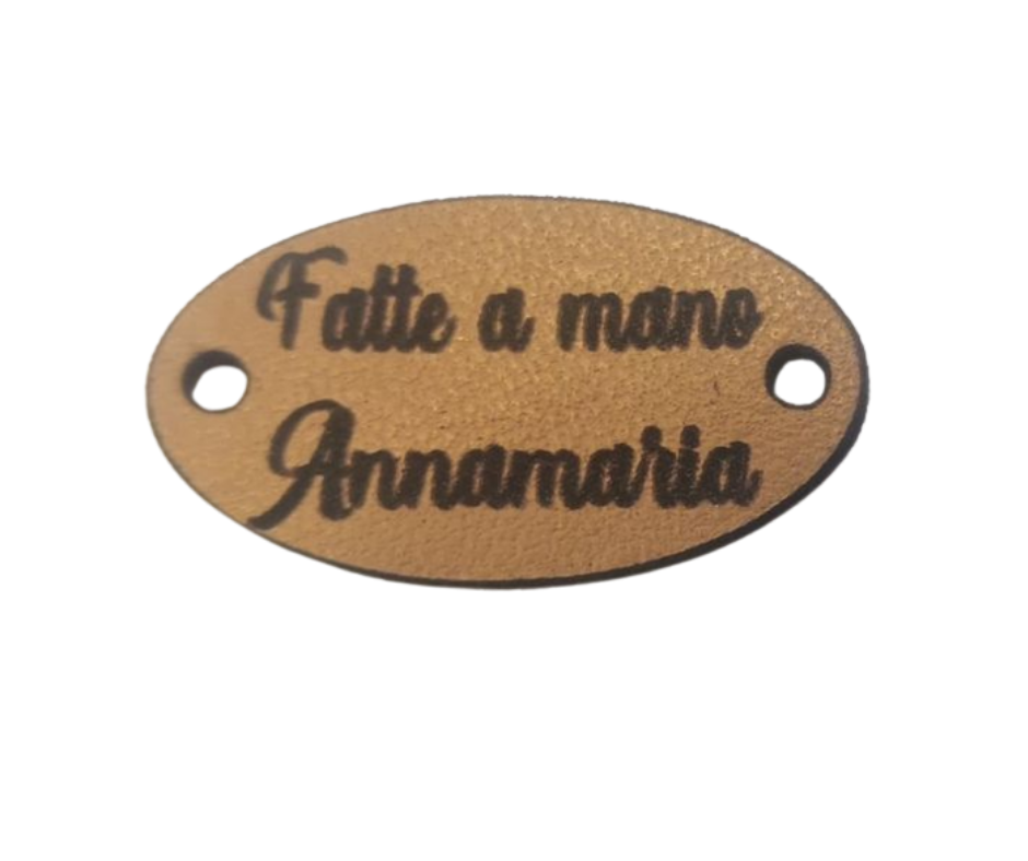 Etchette in ecopelle