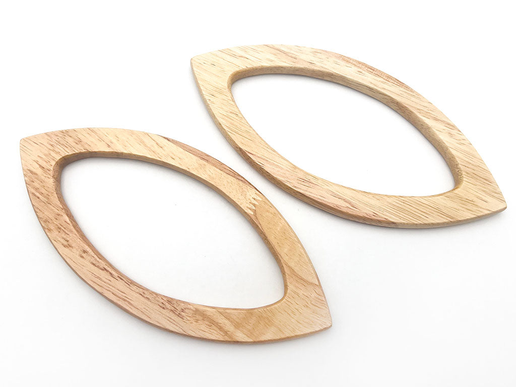 Manici in legno occhi 19x9 cm