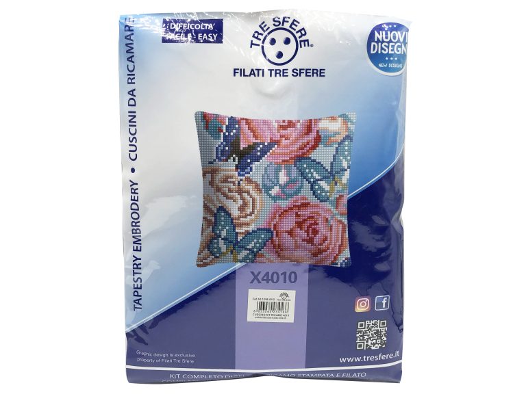 Kit cuscino da ricamare
