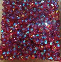 Swarovski bicono 4 mm Aurore Boreale 2