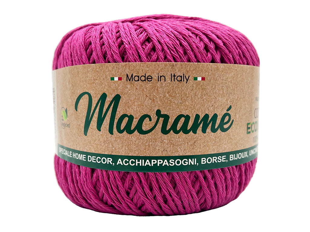 Cordoncino macramè barbante. Confezione